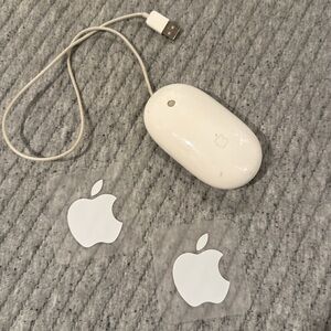 Apple Mouse (Model A1152) 2 Stickers & picture mouse pad